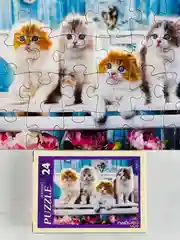 Пазл мозаика для малышей Очаровательные котята котенок кошка киска домашние питомцы друзья