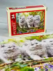 Пазл мозаика для малышей Очаровательные котята котенок кошка три котенка домашние питомцы