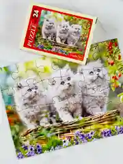 Пазл мозаика для малышей Очаровательные котята котенок кошка три котенка домашние питомцы