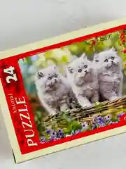 Пазл мозаика для малышей Очаровательные котята котенок кошка три котенка домашние питомцы