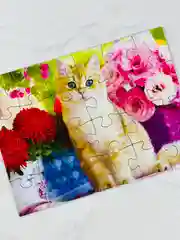 Пазл картонный мозаика малышам Очаровательные котята котенок кошка киска домашние питомцы