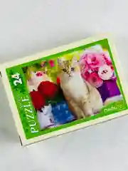 Пазл картонный мозаика малышам Очаровательные котята котенок кошка киска домашние питомцы
