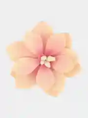 Бежевый цветы из фоамирана, 10 шт, 3,5 см