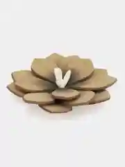 Приглушённый хаки цветы из фоамирана, 10 шт, 3,5 см