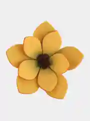 Разноцветный цветы из фоамирана, 10 шт, 3,5 см