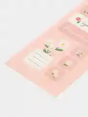Коралловый меланж наклейки бумажные "Кошки, сердца, цветы, спасибо,планы,мотивация, новогодние"