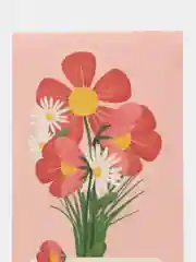 Коралловый меланж наклейки бумажные "Кошки, сердца, цветы, спасибо,планы,мотивация, новогодние"