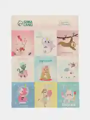 Тиффани наклейки бумажные "Кошки, сердца, цветы, спасибо,планы,мотивация, новогодние"