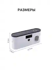 Серый дозатор для зубной пасты , подставка для зубной пасты, держатель для щеток, органайзер