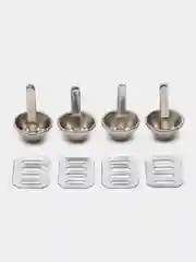 Ножки для дна сумки, корзины. Комплект 4 шт. серебро, золото
