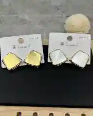 Серьги крупные, геометрические