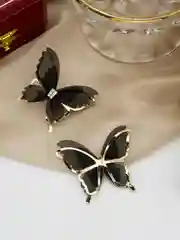 Серьги бабочки