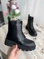 Черный женские ботинки, зимние