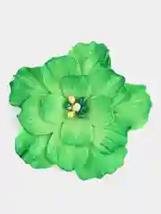 Зеленый цветы из фоамирана, 5 шт, 6 см