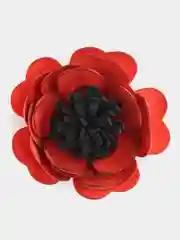Красный цветы из фоамирана 6 шт, 5 см объемные