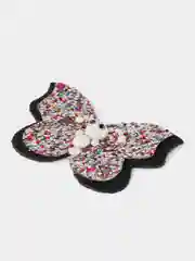 Серебряный вырубка патч для декора Бабочка, 2 шт