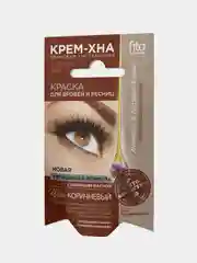 Крем-хна для бровей и ресниц FITO Коричневая, на 2 применения, 2 х 2 мл