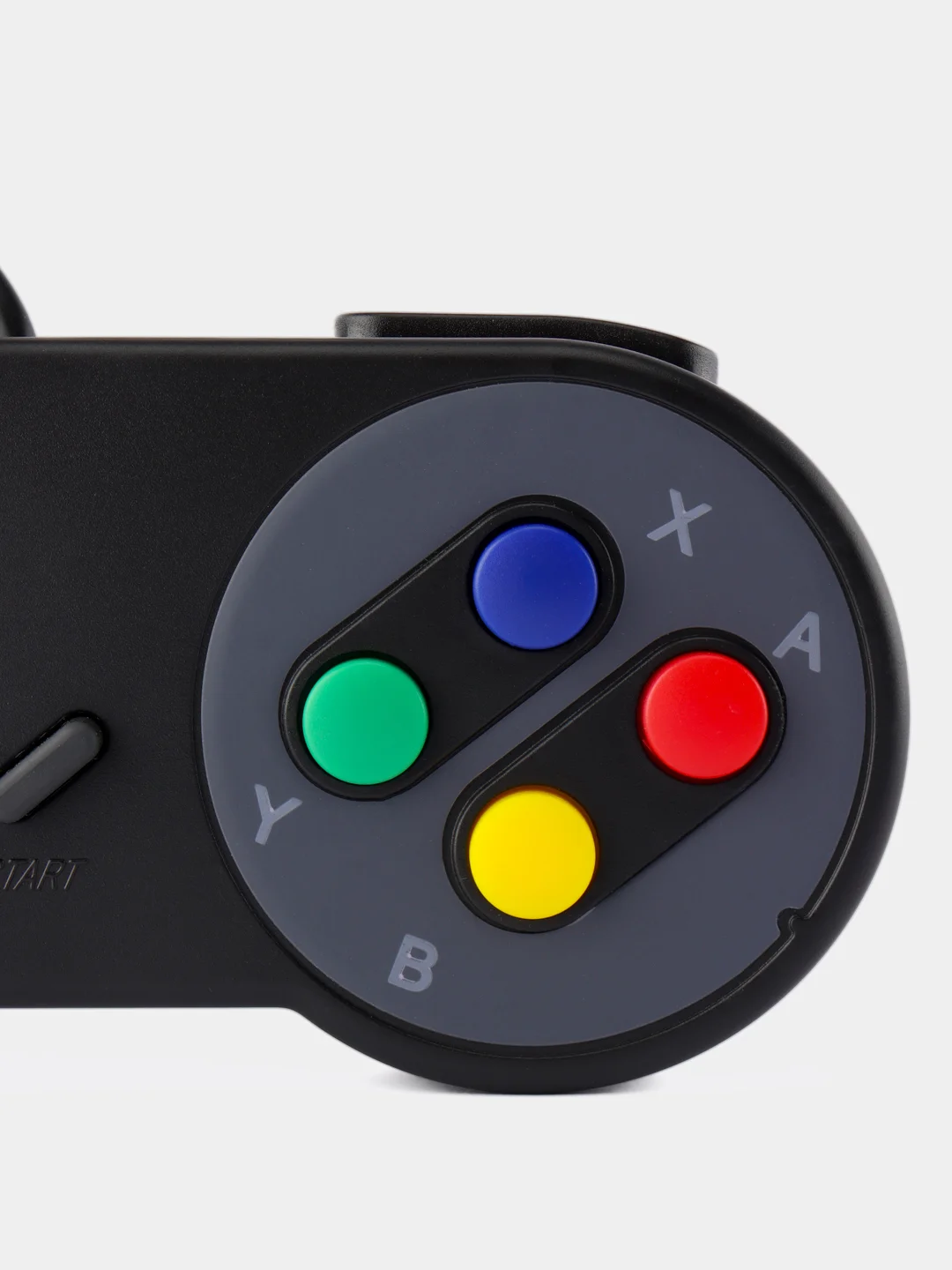 Черный геймпад (Raspberry Pi, RetroPi, SNES), проводной, серый