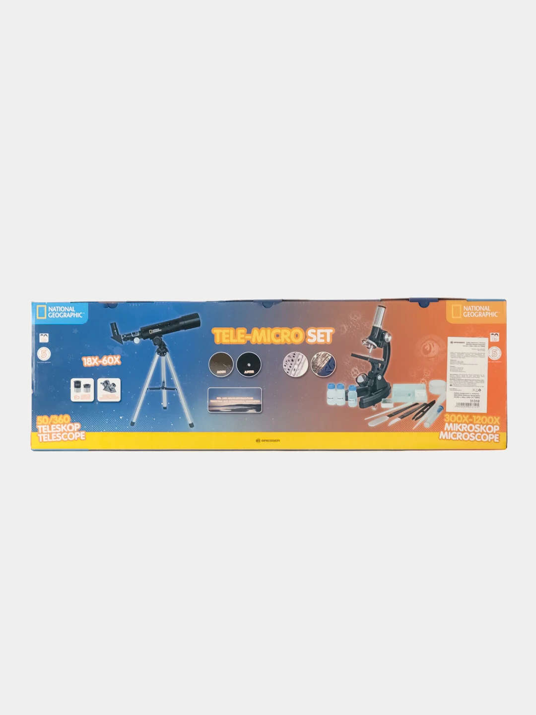 Набор микроскоп и телескоп Bresser National Geographic 50/360 и 300x-1200x (91-18000)