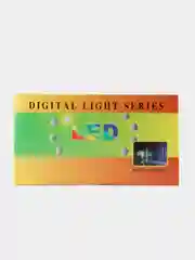 Белый гирлянда занавес LED светодиодная штора 3х3 м, гирлянда штора, гирлянда на новый год