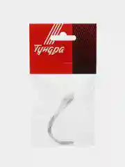 Крючок-вешалка ТУНДРА, №2, покрытие цинк, 1 шт
