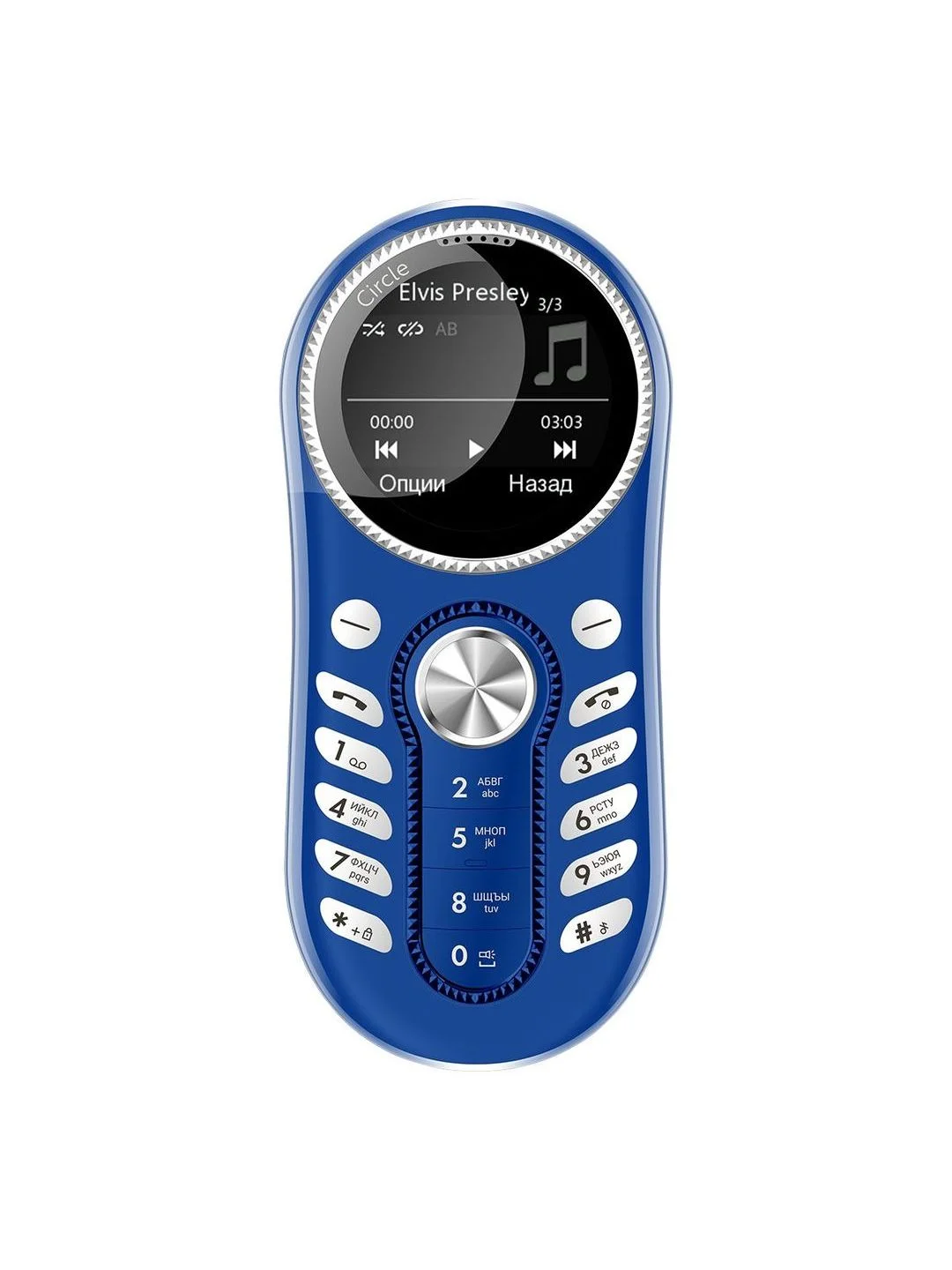 Синий мобильный телефон BQ 1416 Circle Blue