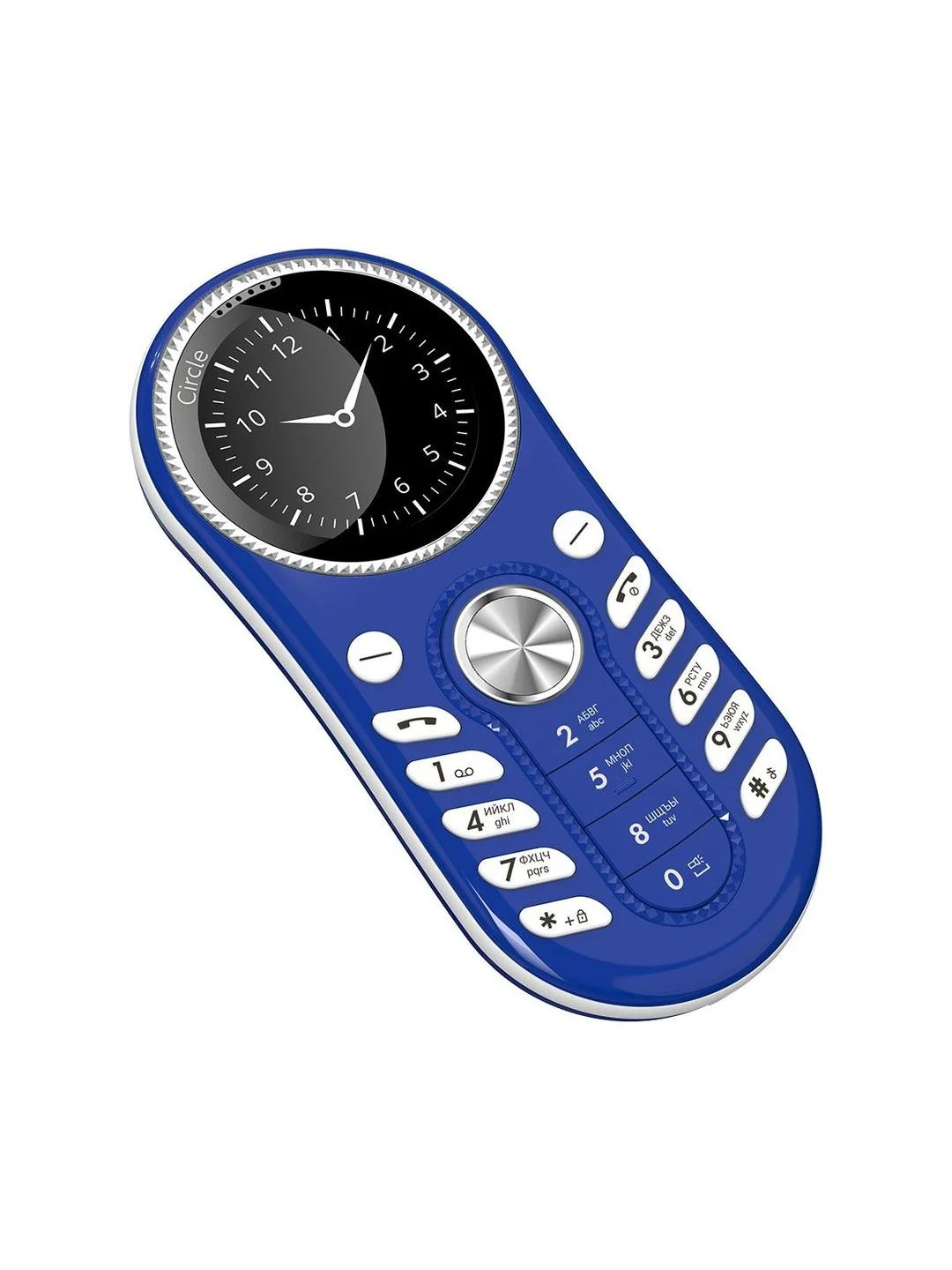 Синий мобильный телефон BQ 1416 Circle Blue