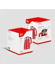 Красный чайник электрический BQ KT1808S Красный / Двухслойный / 1.8 л 1800 Вт