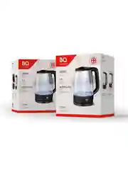 Белый чайник электрический BQ KT1839G Белый / Стеклянный / 1.7 л 2200 Вт