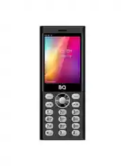 Черный мобильный телефон BQ 2832 Barrel XL Black+Silver
