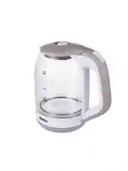 Белый чайник электрический Blackton Bt KT1823G Бело-бежевый / Стеклянный / 1.8 л 1500 Вт
