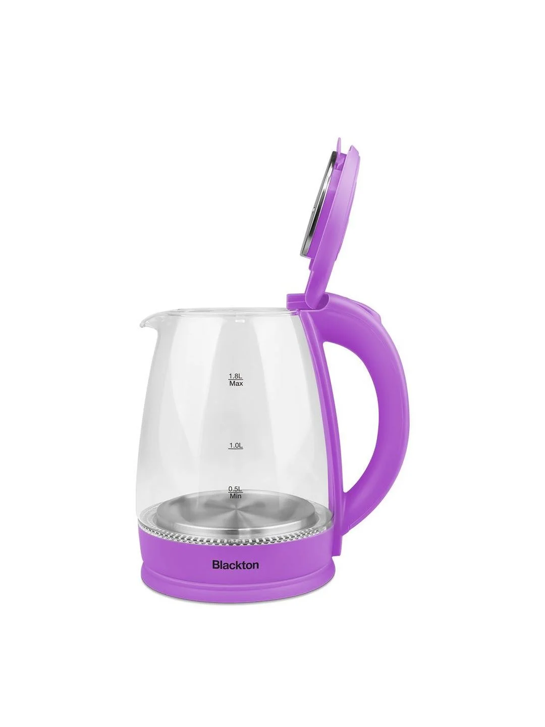 Фиолетовый чайник электрический Blackton Bt KT1800G Фиолетовый / Стеклянный / 1.8 л 1500 Вт