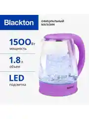 Фиолетовый чайник электрический Blackton Bt KT1800G Фиолетовый / Стеклянный / 1.8 л 1500 Вт