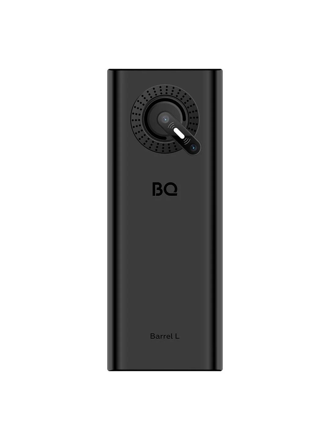 Черный мобильный телефон BQ 2458 Barrel L Black+Silver