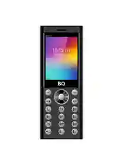 Черный мобильный телефон BQ 2458 Barrel L Black+Silver