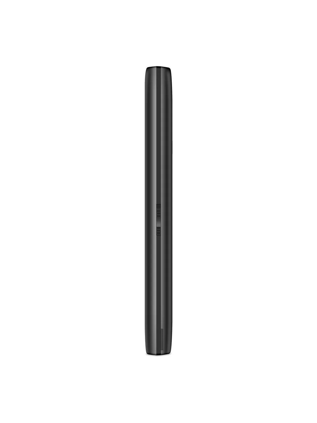 Черный мобильный телефон BQ 2458 Barrel L Black+Silver