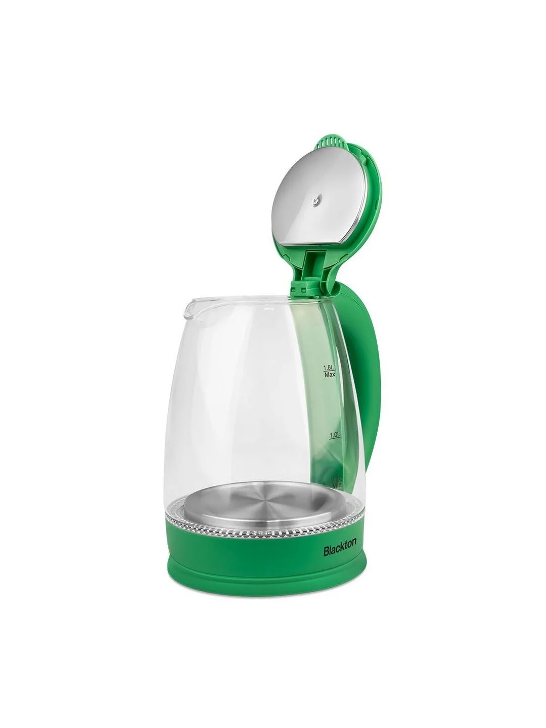 Зеленый чайник электрический Blackton Bt KT1800G Зеленый / Стеклянный / 1.8 л 1500 Вт