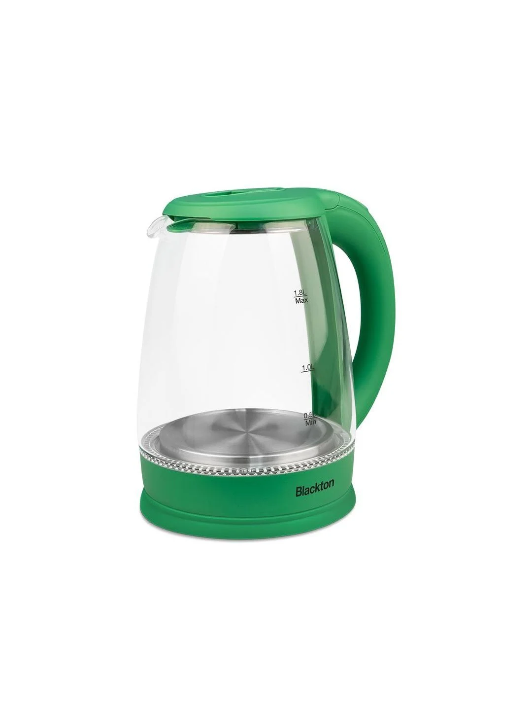 Зеленый чайник электрический Blackton Bt KT1800G Зеленый / Стеклянный / 1.8 л 1500 Вт