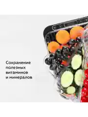 Черный сушилка для овощей и фруктов BQ FD1003 Black-Steel