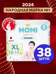 MOMI COMFORT CARE подгузники-трусики XL (12-17 кг), 38 шт