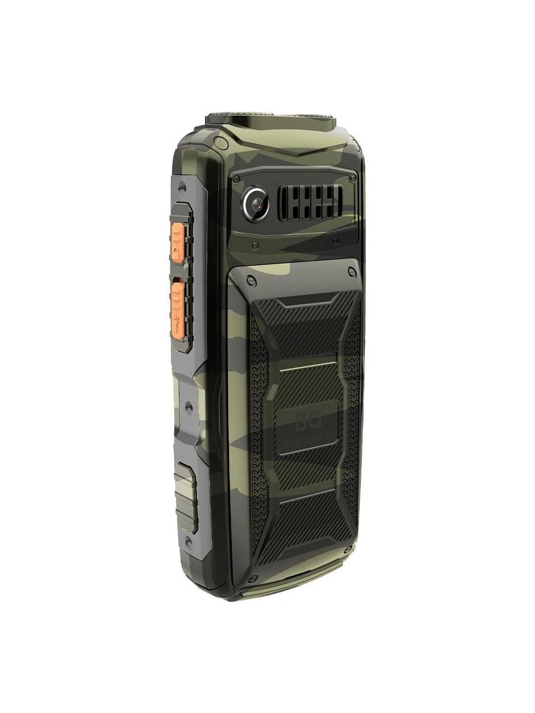 Хаки мобильный телефон BQ 2410L Tank Power 4G Camouflage+Gunmetal