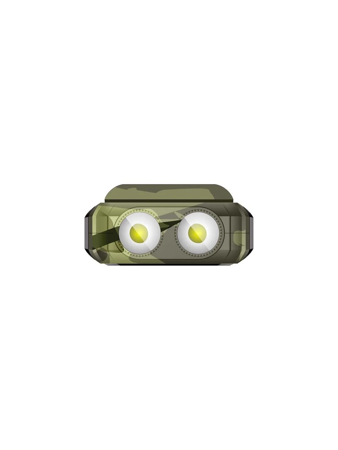 Хаки мобильный телефон BQ 2410L Tank Power 4G Camouflage+Gunmetal