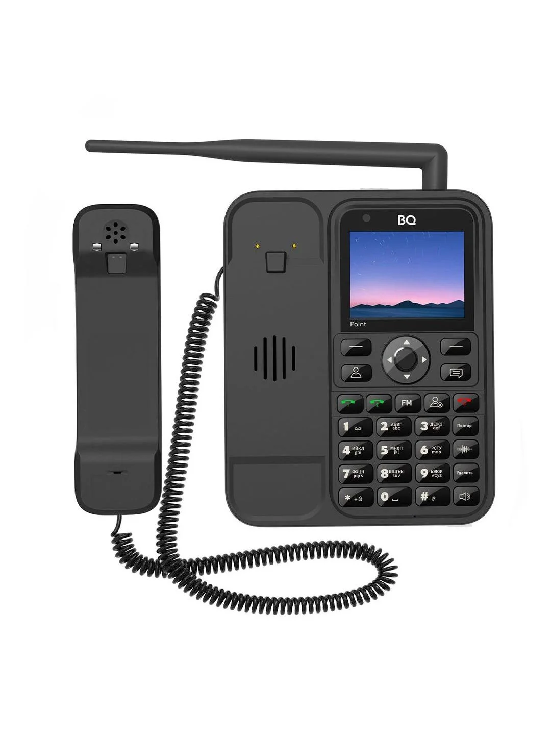 Черный стационарный сотовый телефон BQ 2839 Point Black