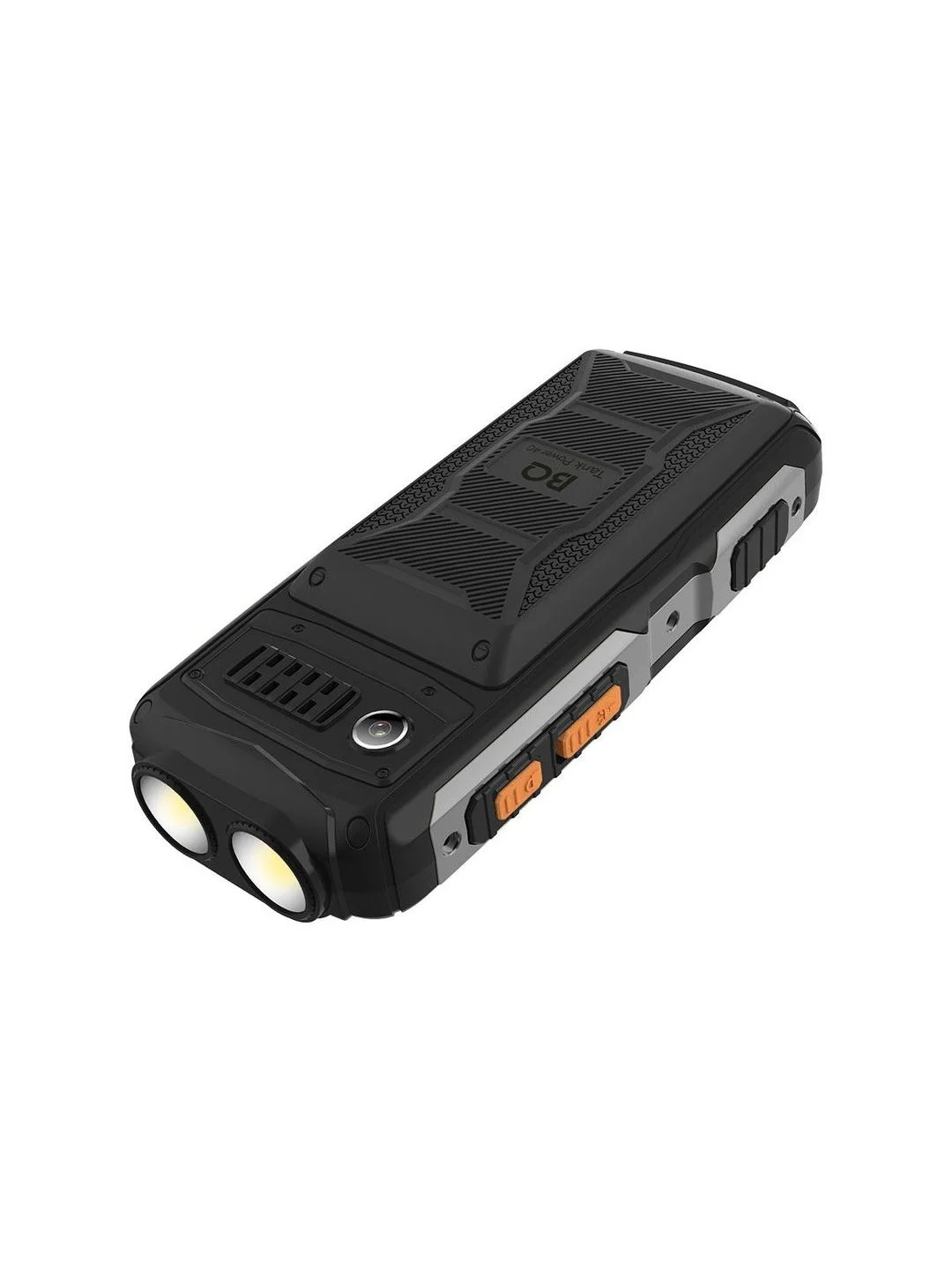 Черный мобильный телефон BQ 2410L Tank Power 4G Black+Gunmetal