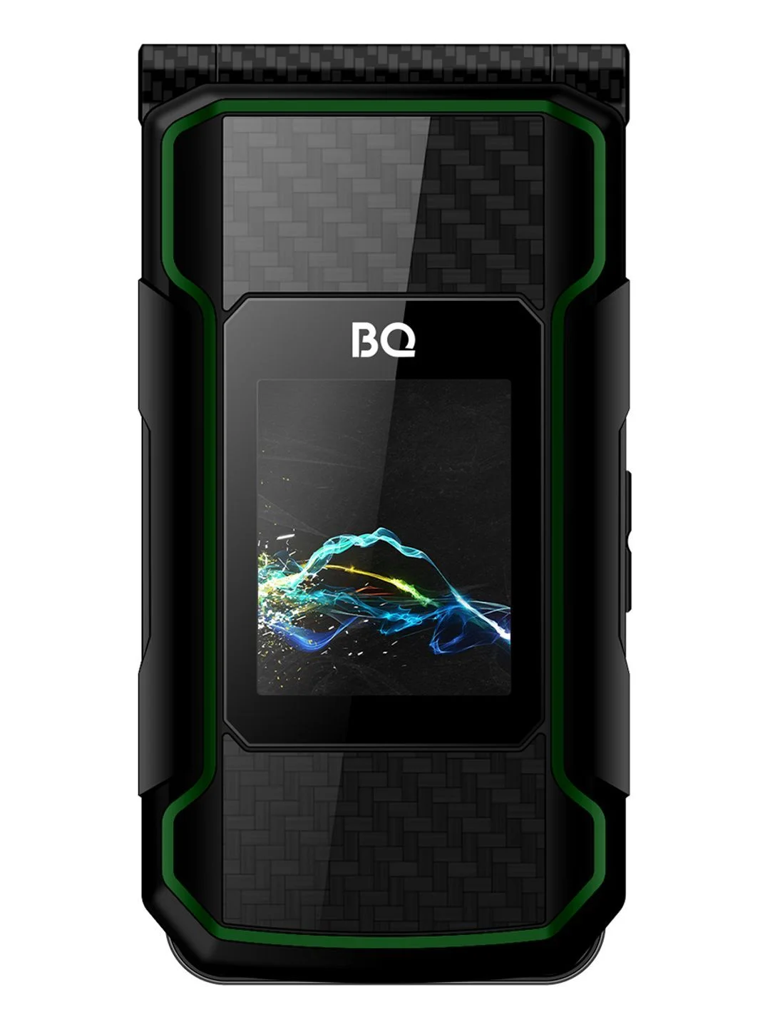 Черный мобильный телефон BQ 2822 Dragon Black+Green