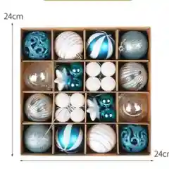 Елочные игрушки, набор шаров 42-44 шт, новогодние украшения