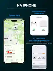 Белый наушники беспроводные A.Pods Pro 2, A.Pods 2, 3, TWS J18 для iPhone, Android