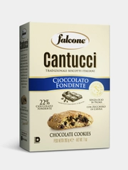 Печенье сахарное Falcone Cantucci, с темным шоколадом, 200 г