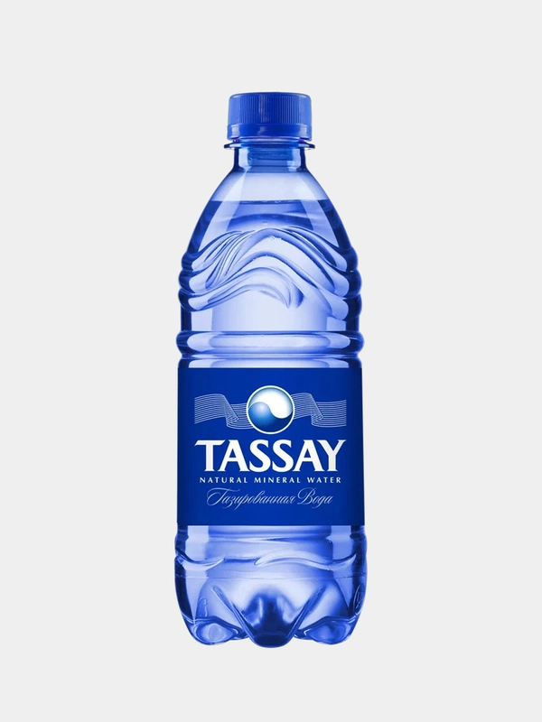 Вода Tassay, газированная, природная, 0,5 л
