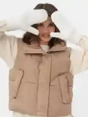 Белый варежки женские зимние теплые